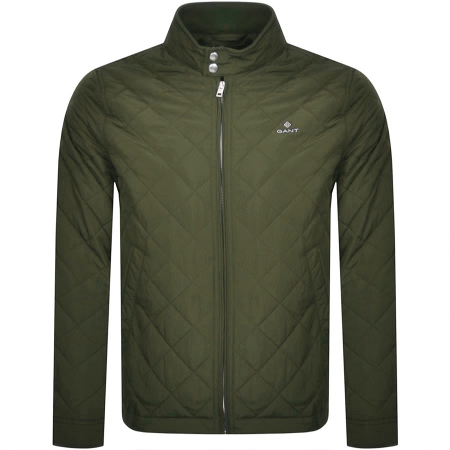 Alternative Image for ProductGant Quilted Windcheater Jacket Green1